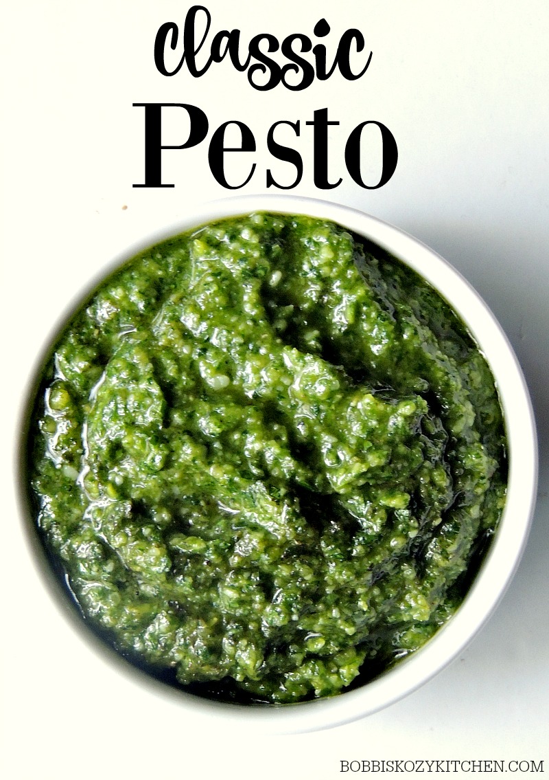 Classic Pesto Bobbi's Kozy Kitchen