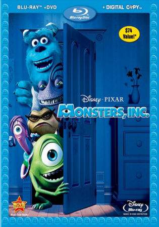 Monsters Inc 2001 BluRay 480p Hindi English 300Mb Dual Audio