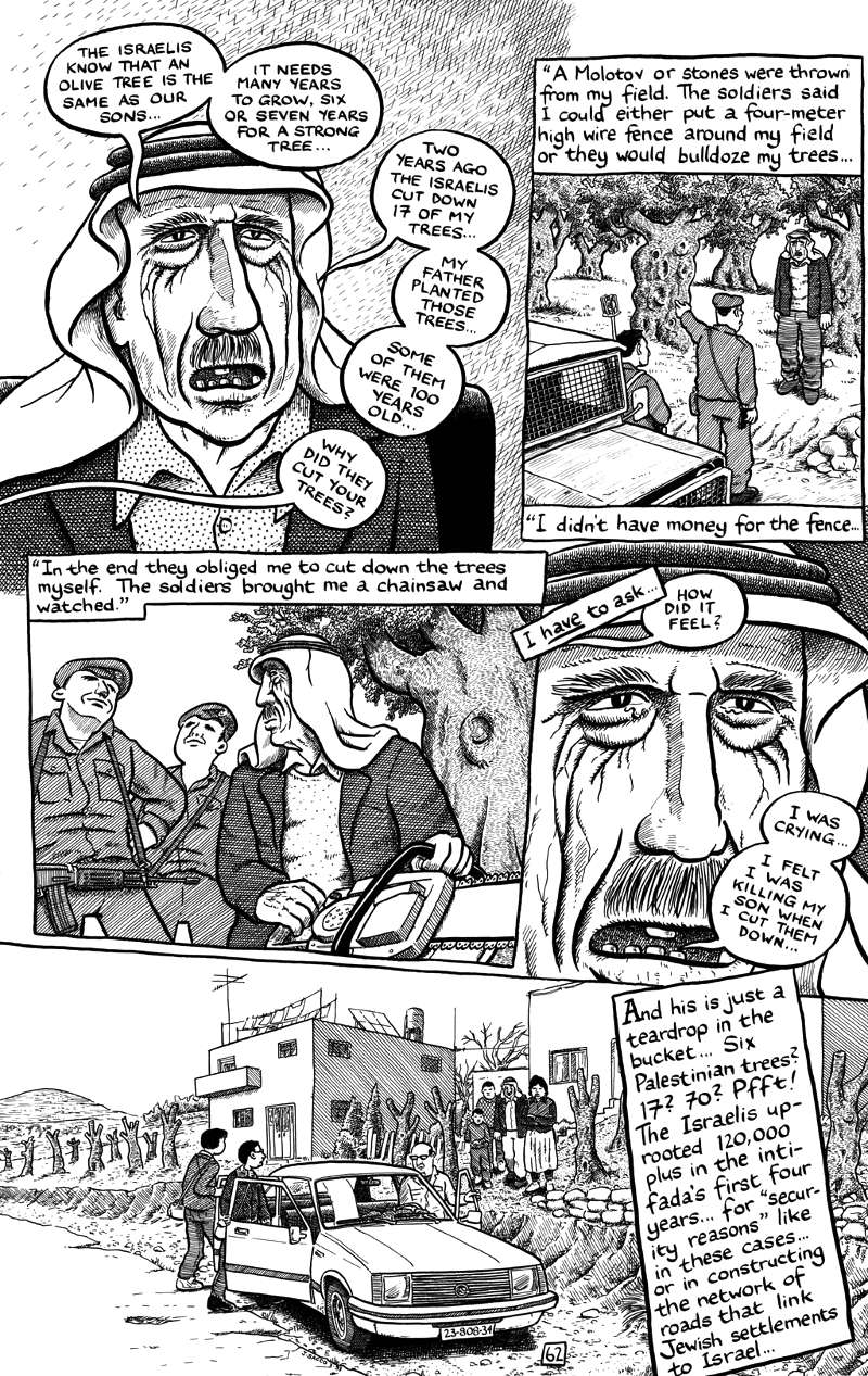 Read page 62 - chapter 3 of Joe Sacco - Palestine online
