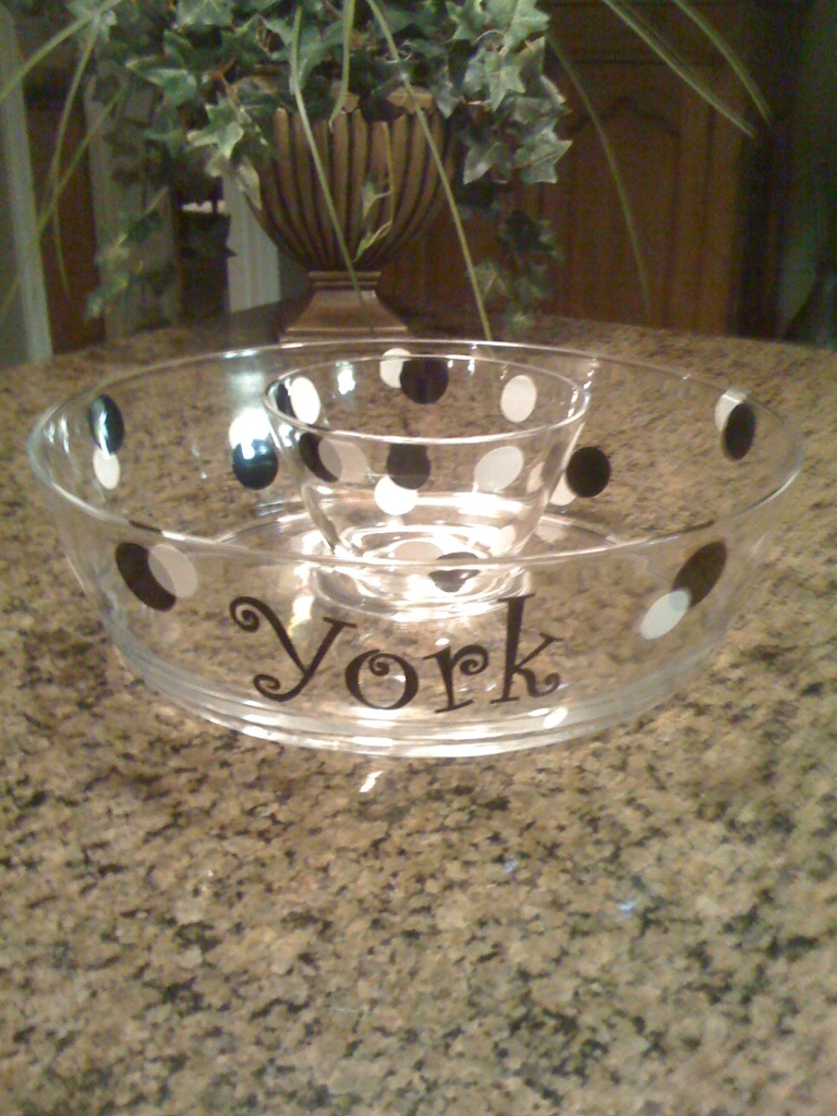 The Polka Dot Poodle Chip and Dip Serving Tray 28