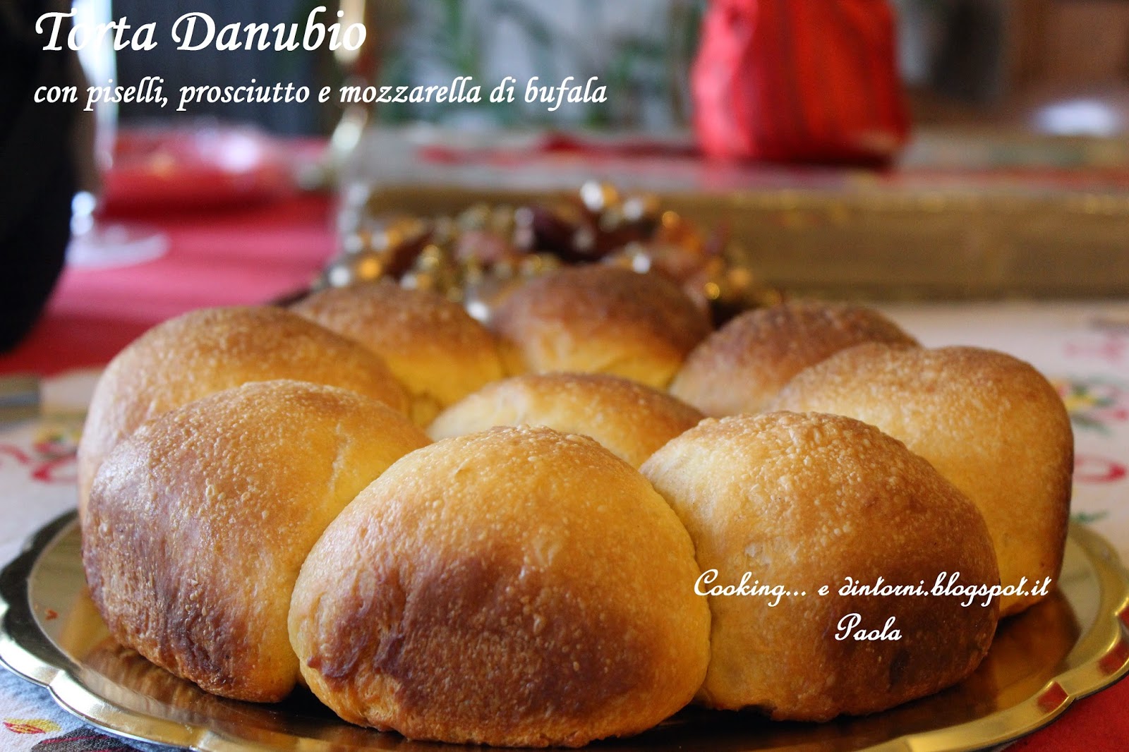 Cooking...e dintorni Torta Danubio con piselli, prosciutto e