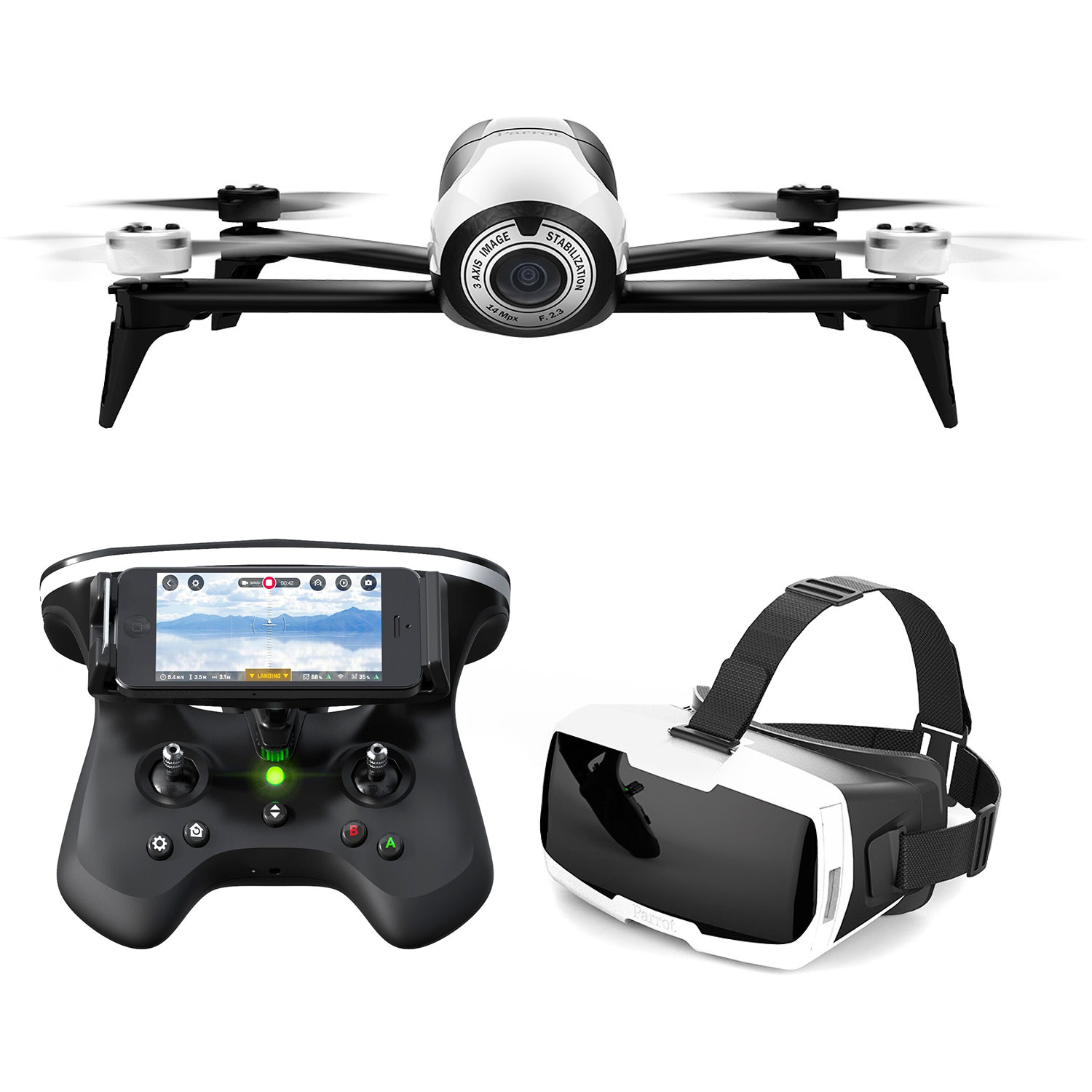 Openshop Online South Africa: PARROT BEBOP 2 FPV BUNDLE WITH FPV