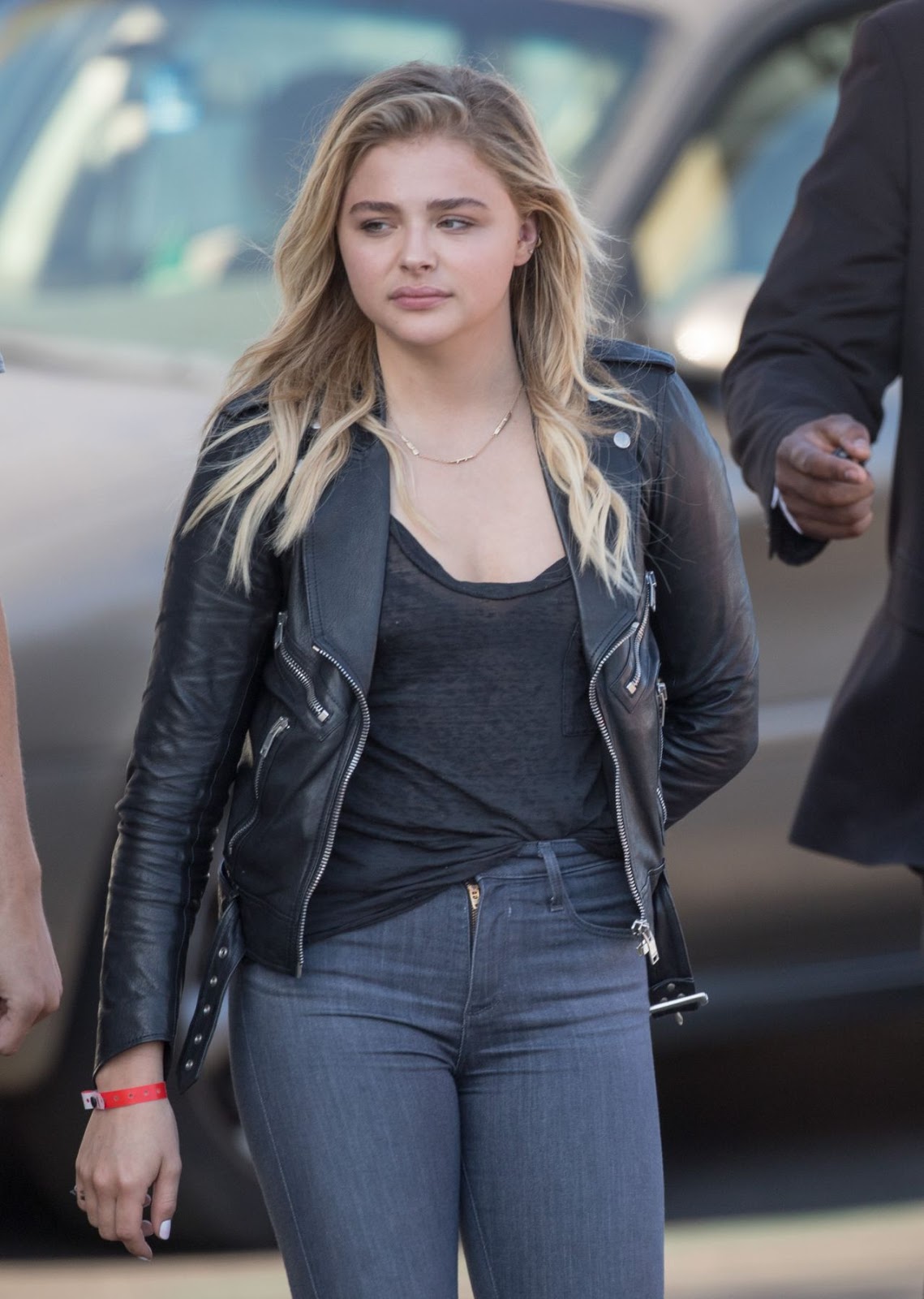 Chloe Moretz - Arriving at ‘Jimmy Kimmel Live’ in Los Angeles, June 15