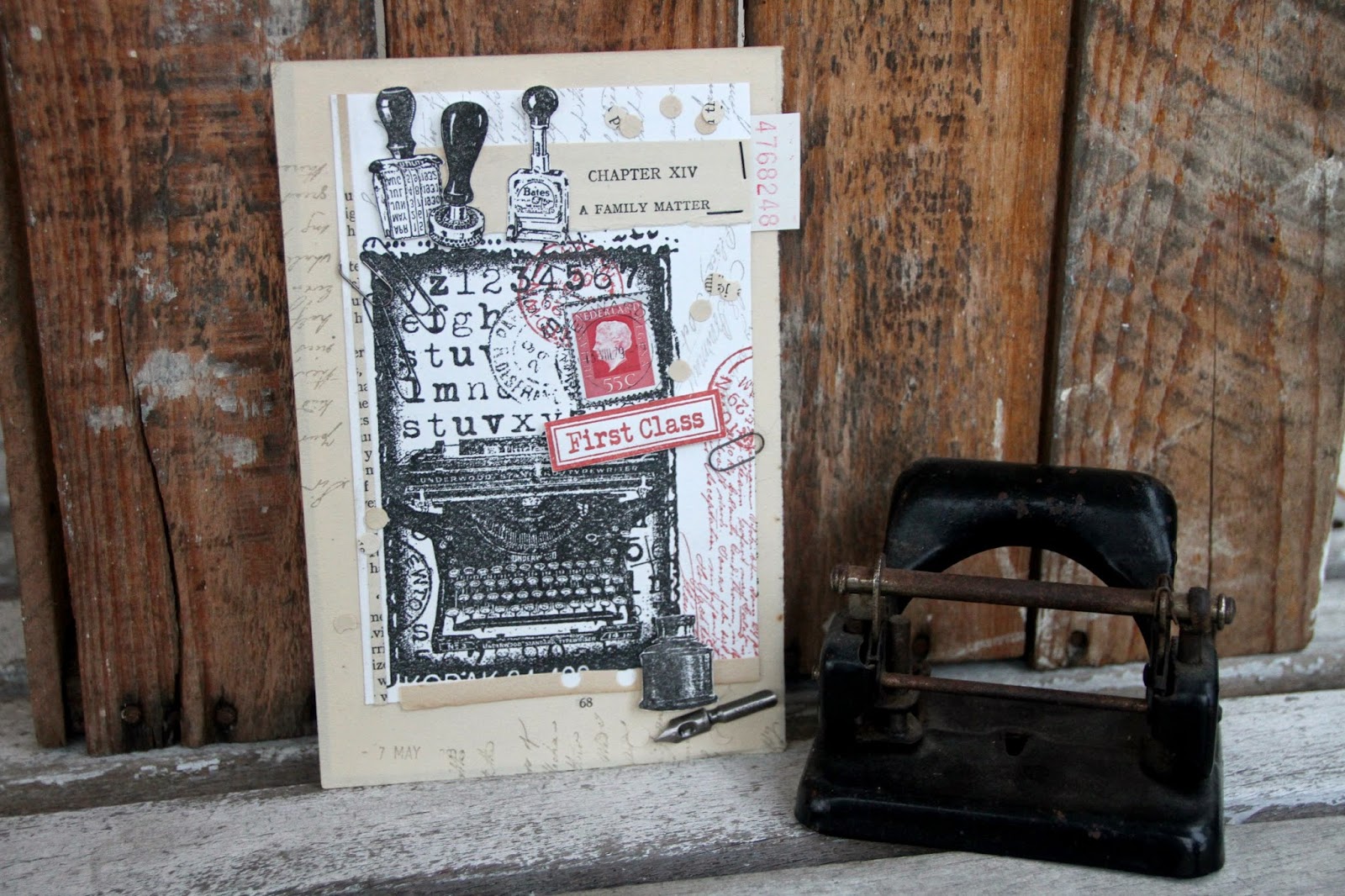 My Heart's Content Typewriter Darkroom Door