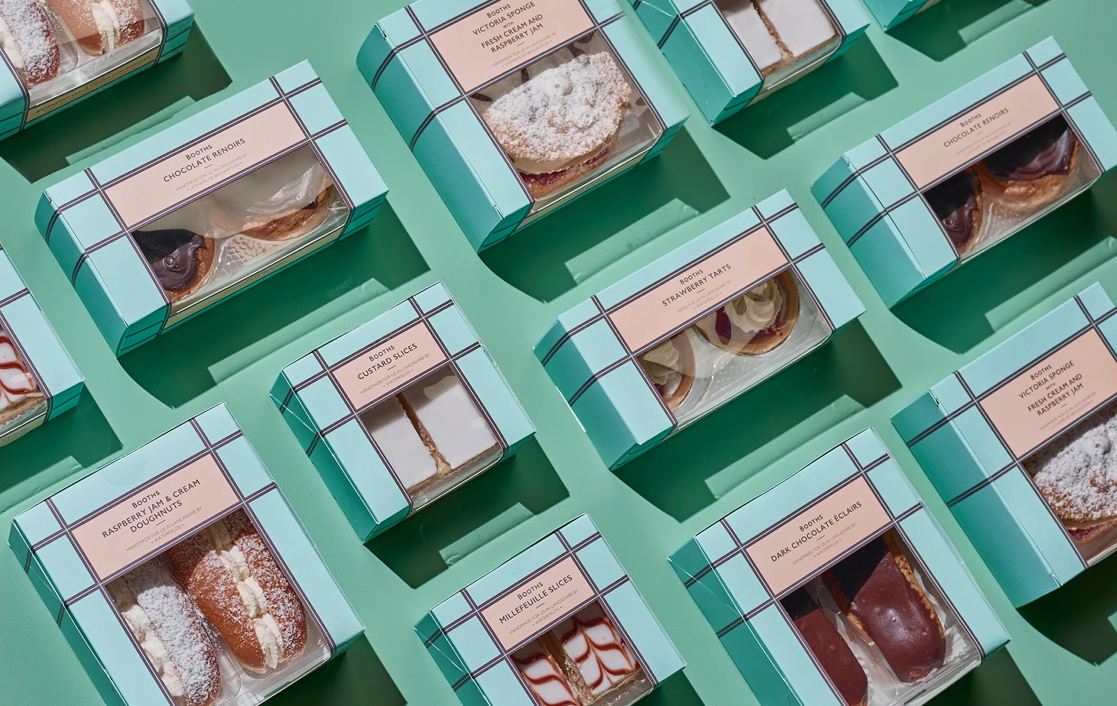 Booths Dessert Range on Packaging of the World Creative Package