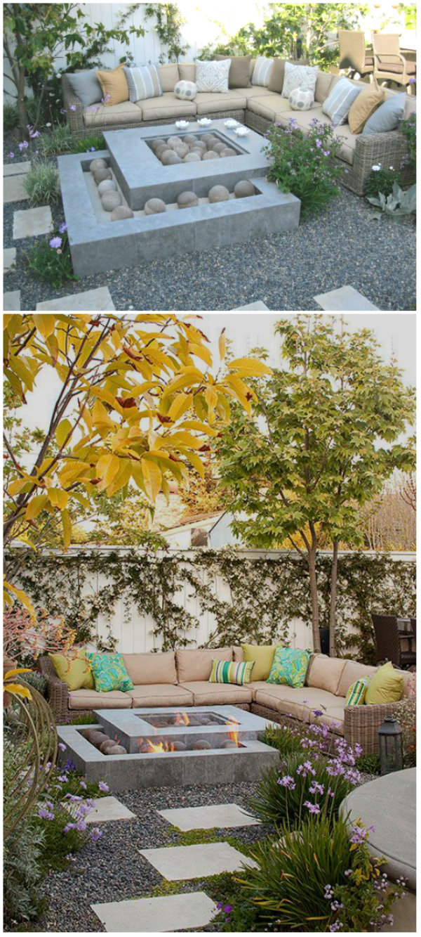 ciao! newport beach a fire pit styled two ways