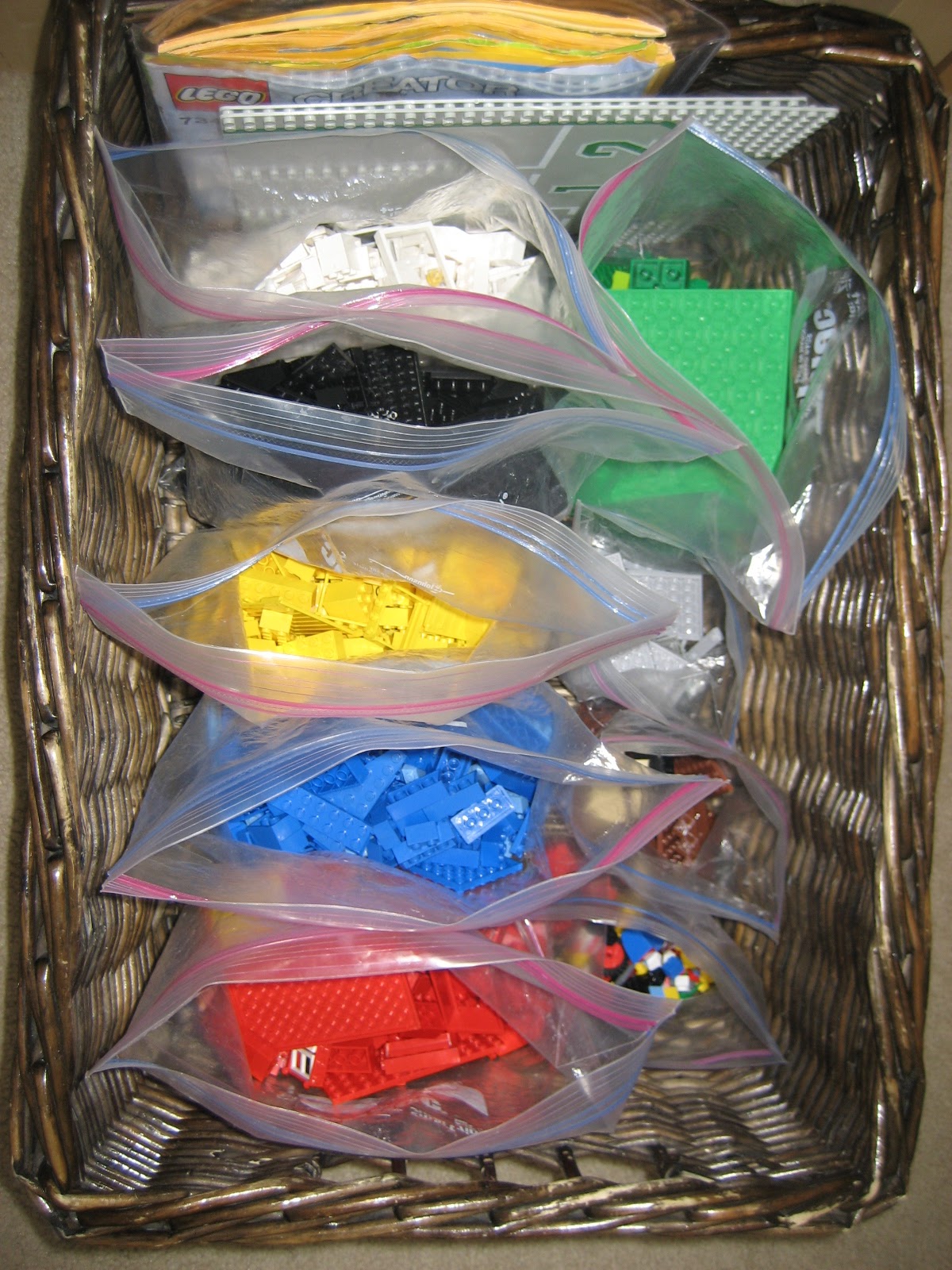 Spare Pockets of Time Lego Storage on the Cheap