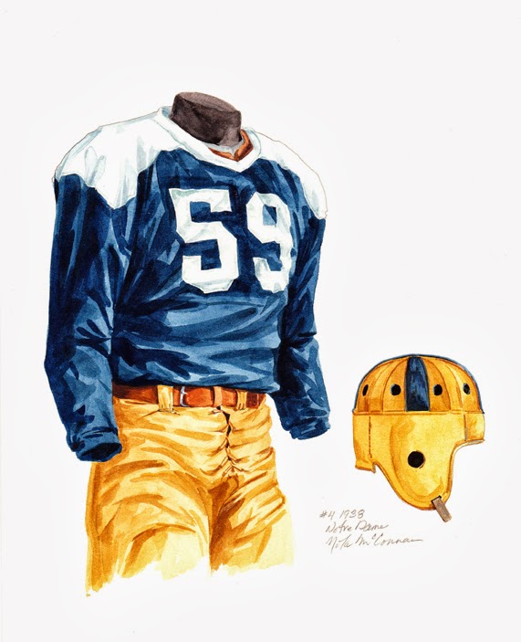 University of Notre Dame Fighting Irish Football Uniform and Team
