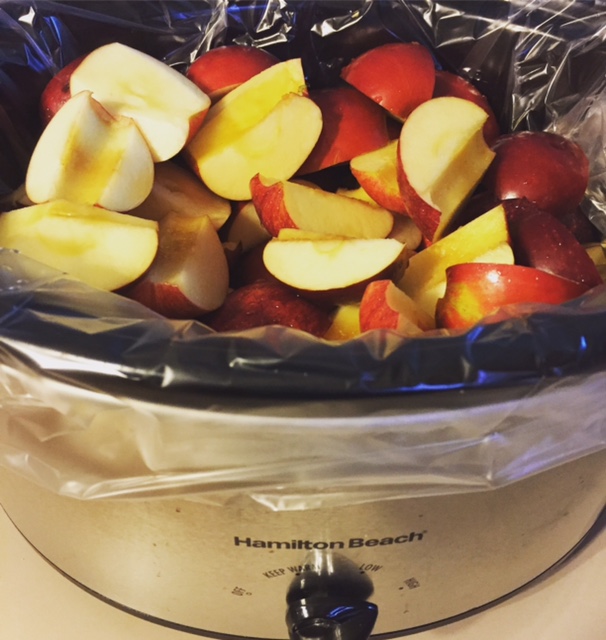Crazy for Cookies and more No Peel Slow Cooker Applesauce