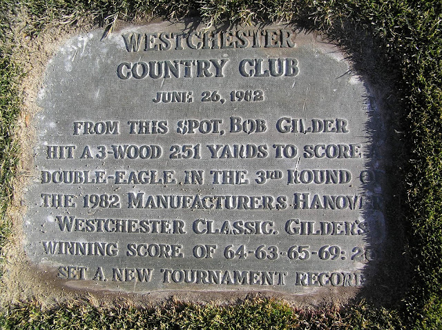 Plaque commemorating 1982 Westchester Classic tournament