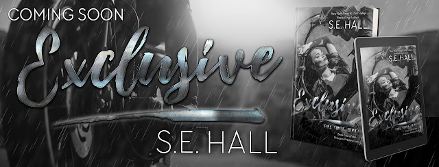 Exclusive by S.E. Hall Cover Reveal + Giveaway