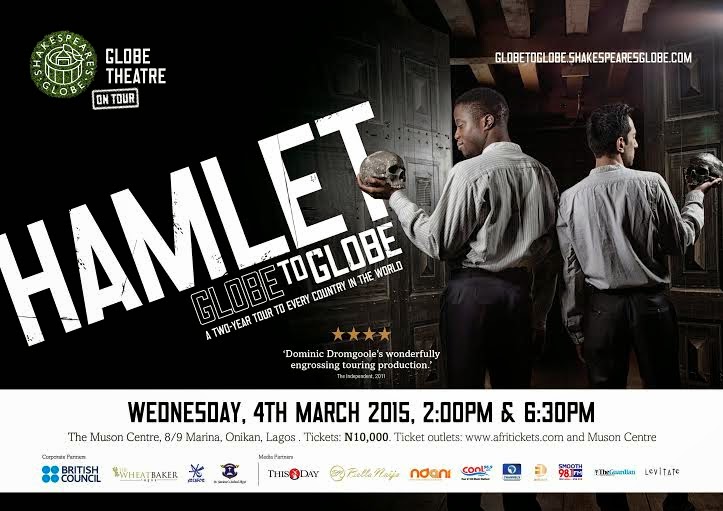 2 Shakespeare's Globe to perform 'Hamlet' in Lagos