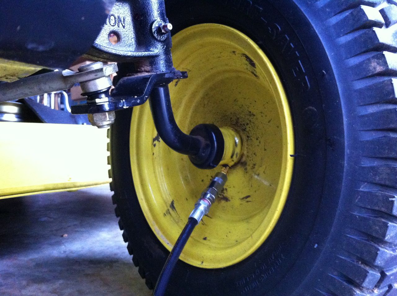 John Deere S240 Grease Points