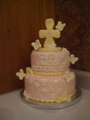 Little Girls Baptism Cake