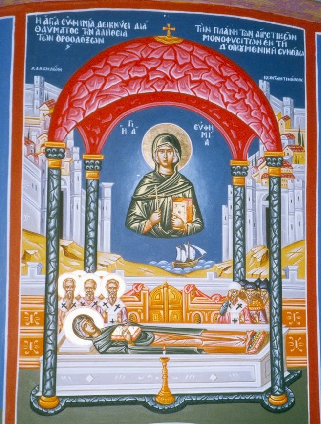 ORTHODOX CHRISTIANITY THEN AND NOW Saint Euphemia the Great Martyr as