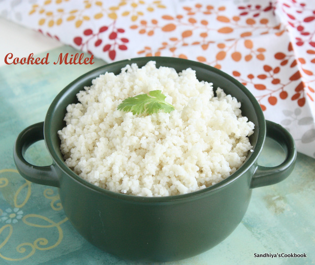 Sandhiya's Cookbook How to Cook Millets in Open Pot Millet Cooking