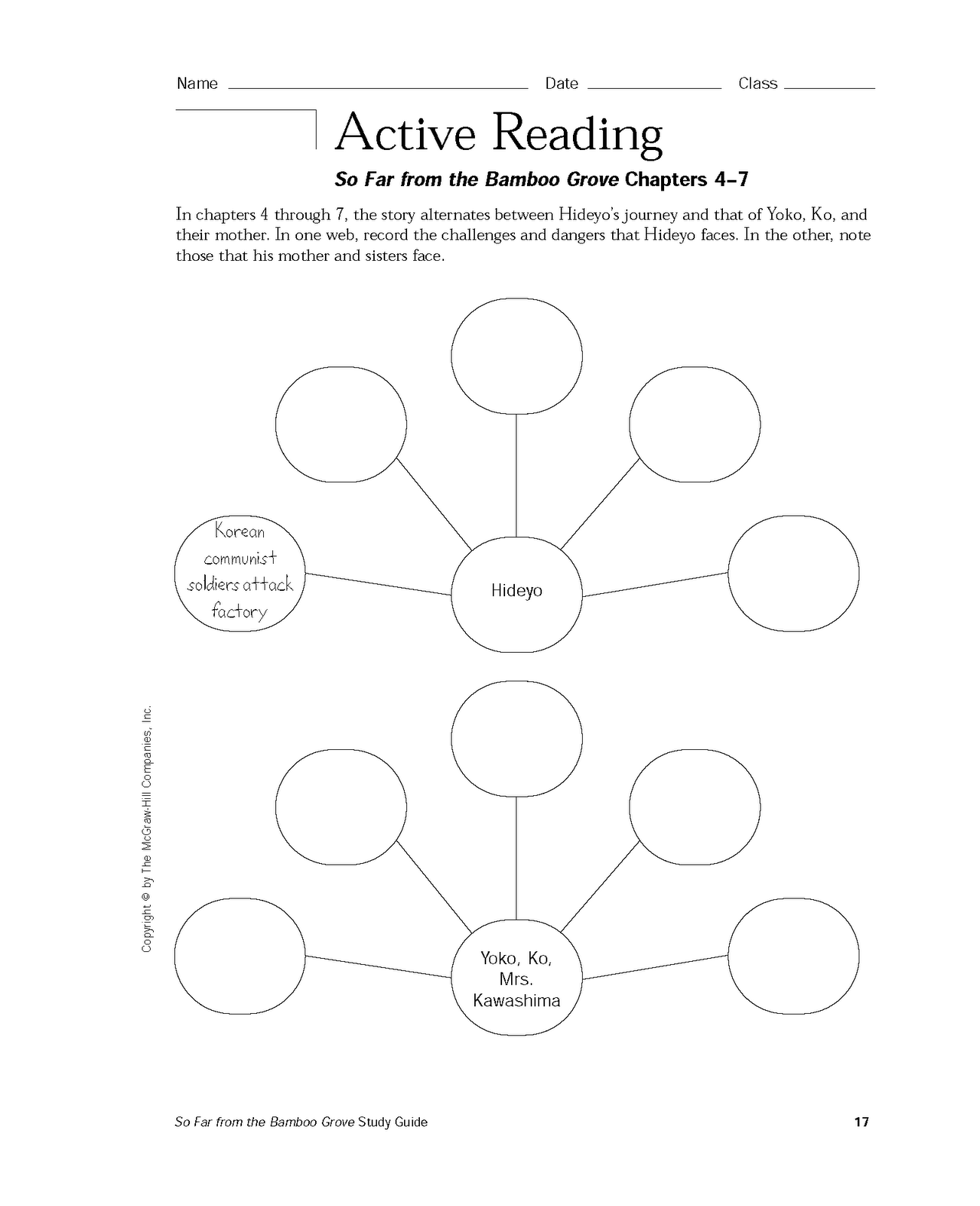 mochi thinking Study Guide for So Far from the Bamboo Grove