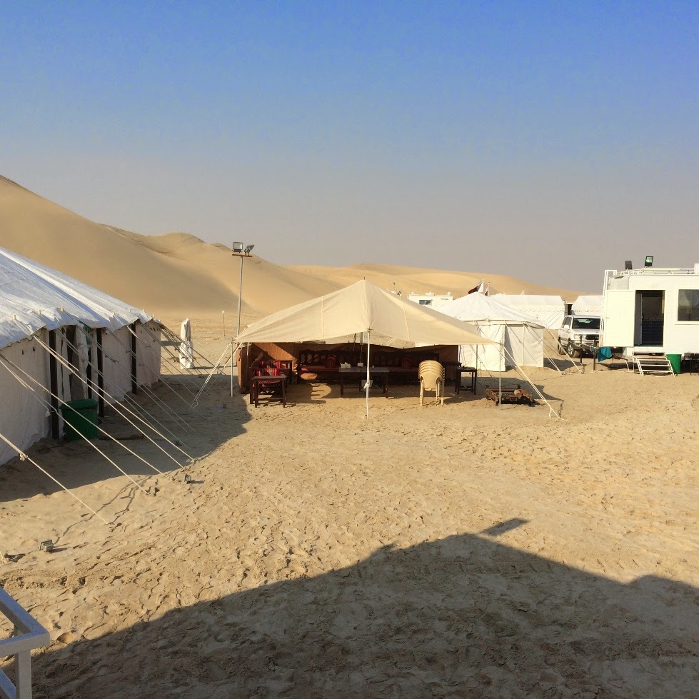 Skeptic in Qatar Qatari Camping at the Sand Dunes