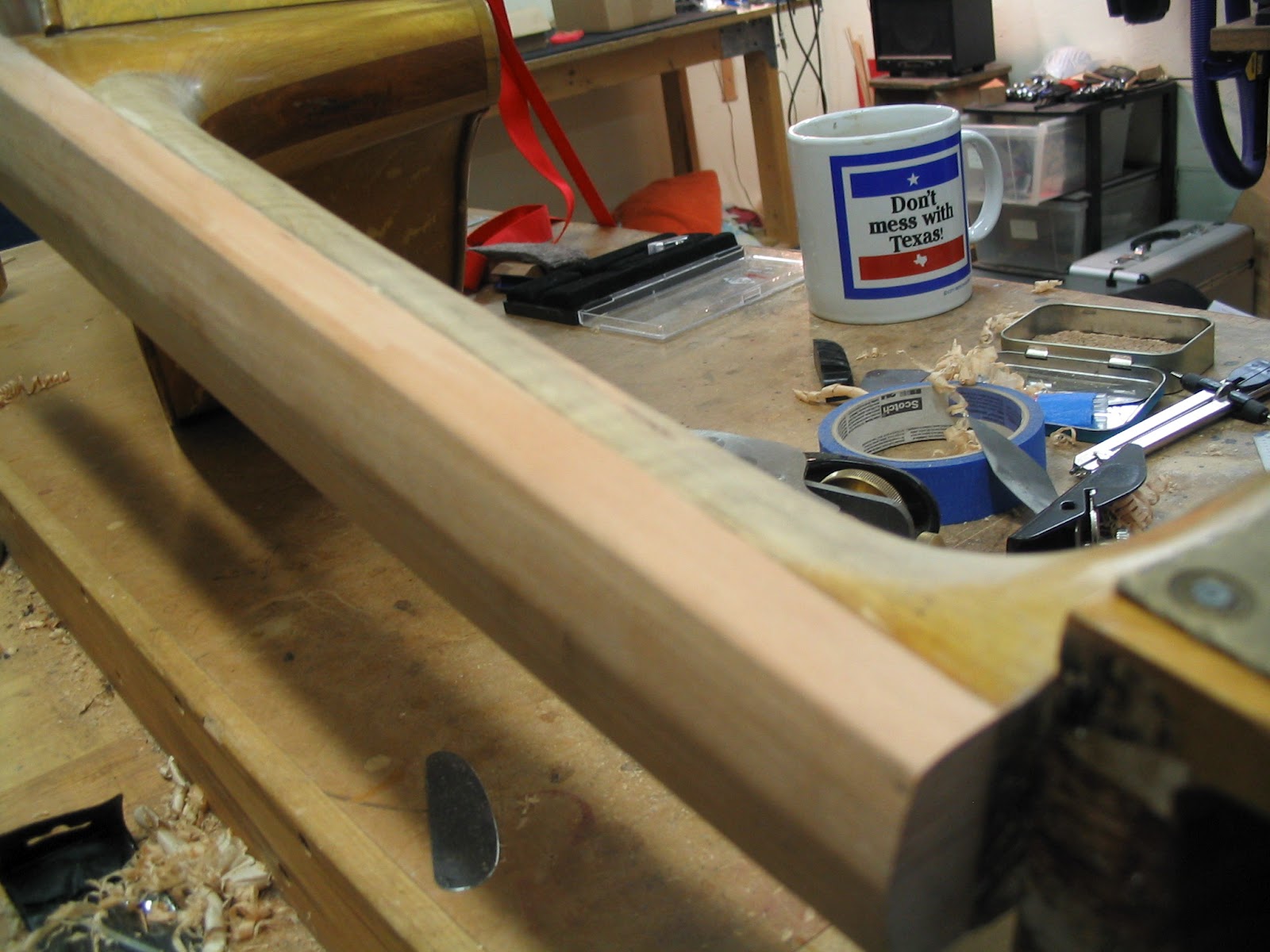 Have Hide Glue, Will Travel. New Upright Bass Fingerboard