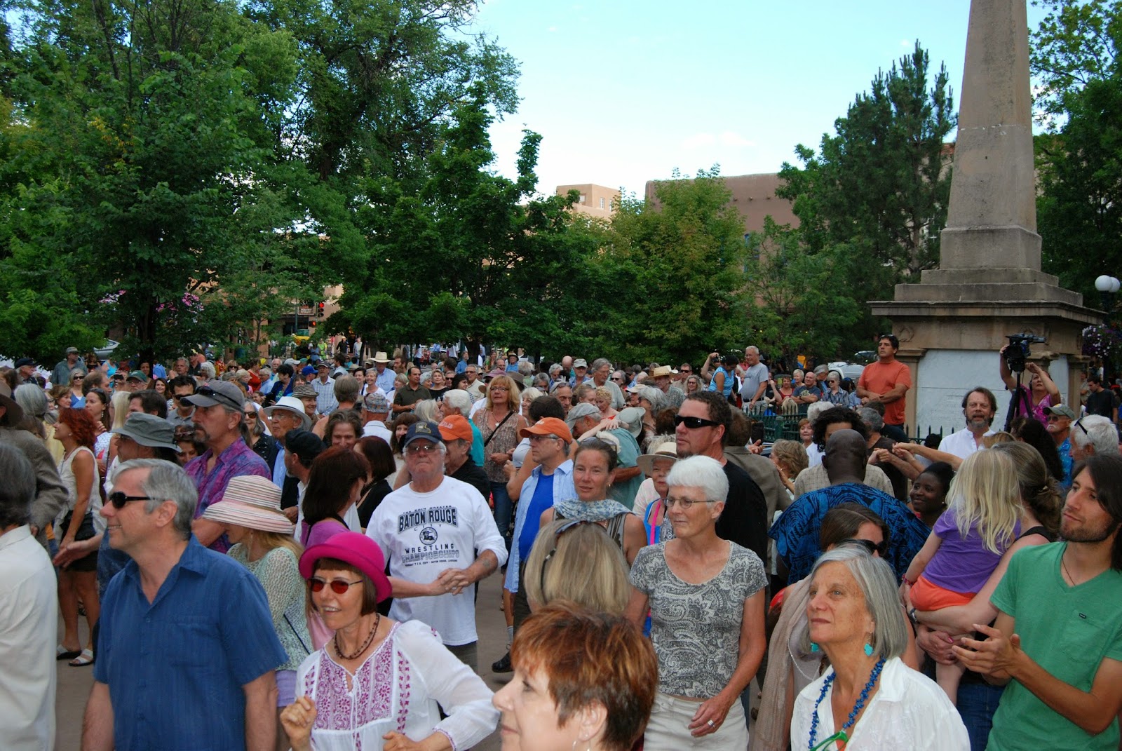Santa Fe Daily Photo Santa Fe Bandstand Opening Night