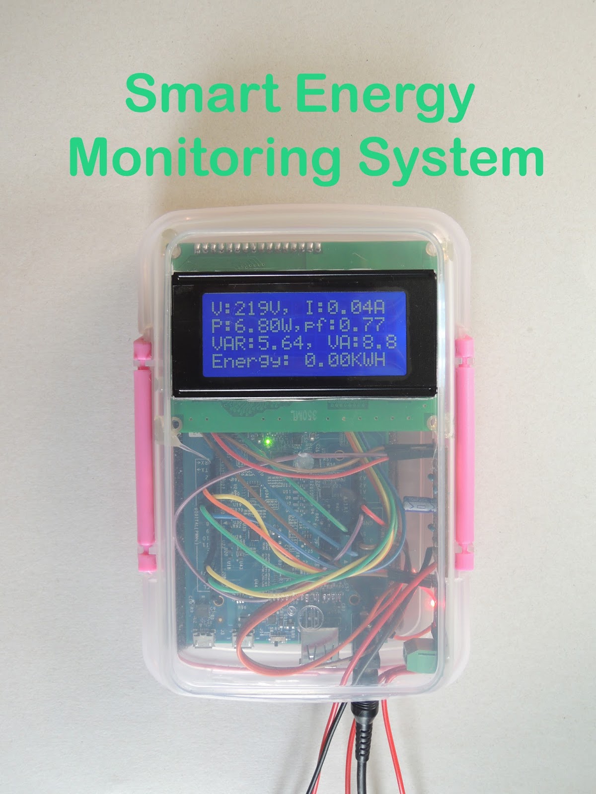 Arduion Raspberry Pi Project Smart Energy Monitoring & Control System