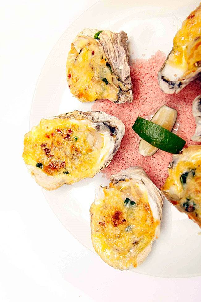 House of Wagyu Stone Grill Greenhills oyster rockefeller