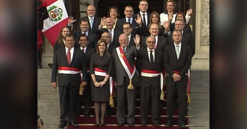 Estos son los Nuevos Ministros del Gabinete Aráoz que juramentaron hoy Domingo 17 Setiembre