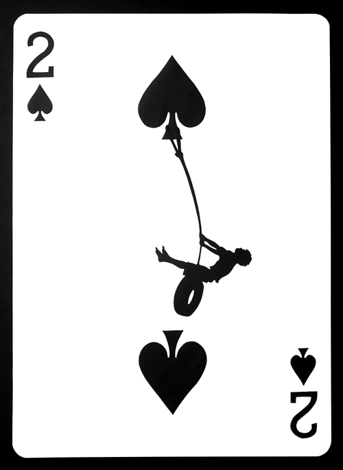 AFTERIMAGE 2Foot HandCut Playing Cards