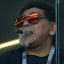 Maradona Enjoys Cigar At World Cup