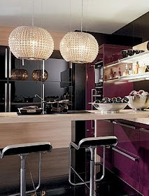 decora y disena: Cocinas Modernas Color Berenjena