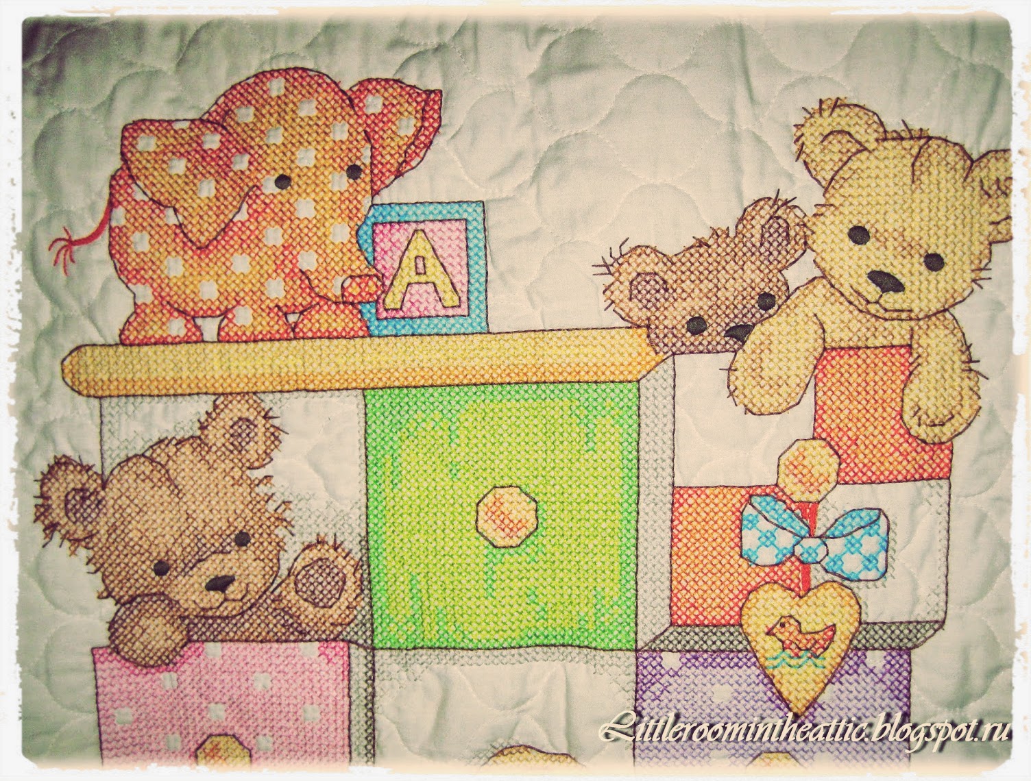 Комнатка с мансардой / Little room in the attic Одеяло Dimensions Baby