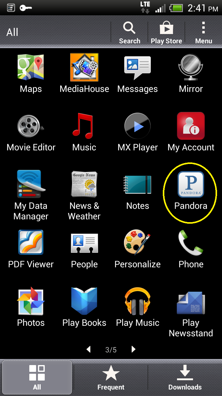 download pandora radio app