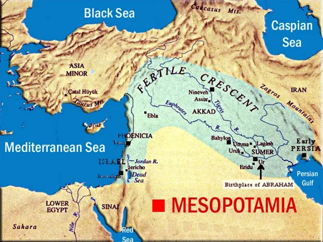 Gambar Peta Mesopotamia