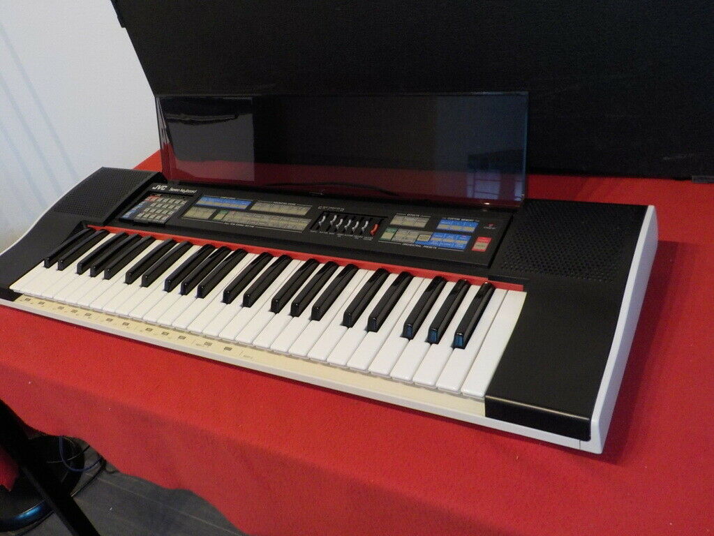 MATRIXSYNTH JVC KB600 Rare Vintage Keyboard Synthesizer + KQ10 Digital Sequencer w/ Builtin