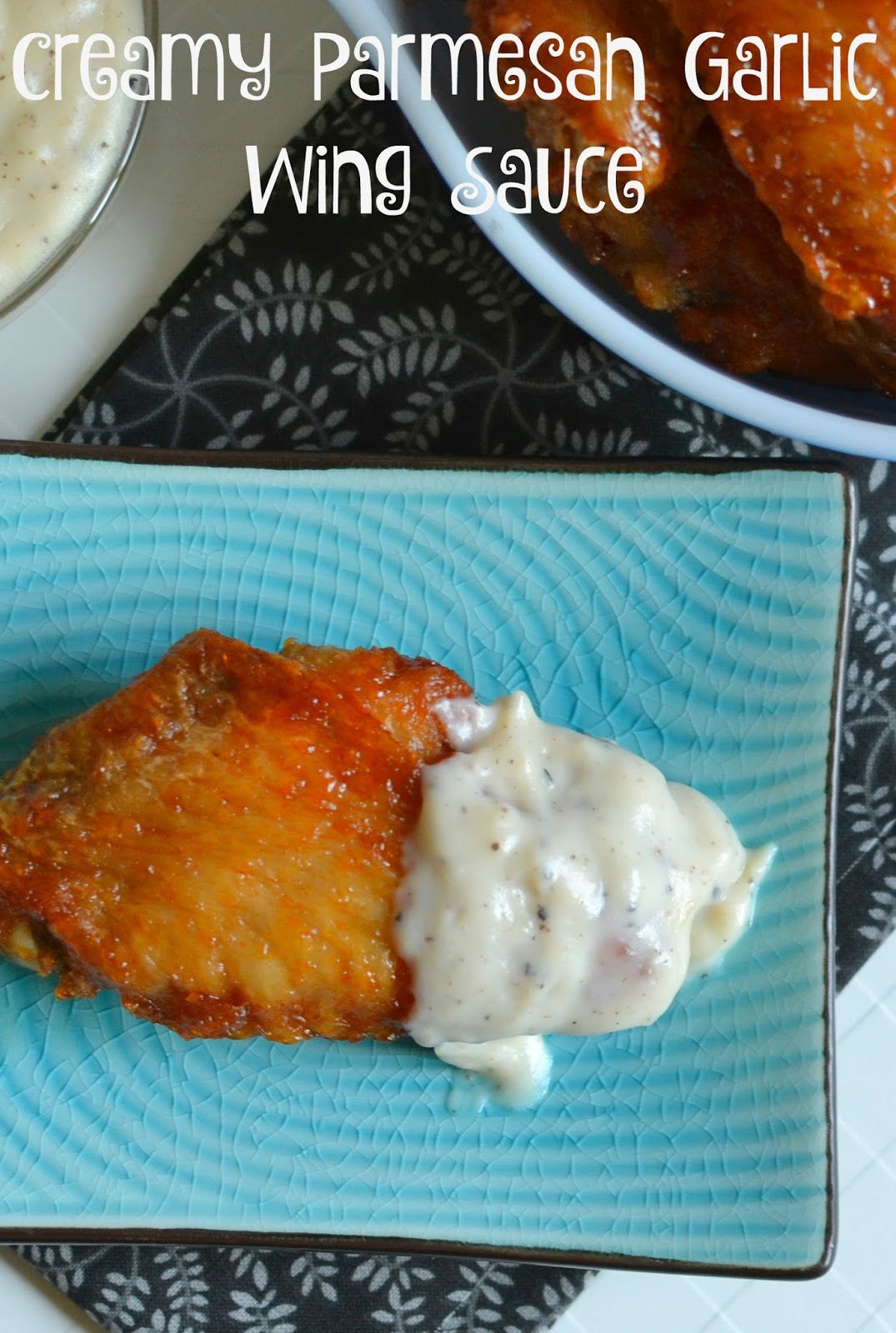 [ad] Creamy Parmesan Garlic Buffalo Wing Dipping Sauce Recipe