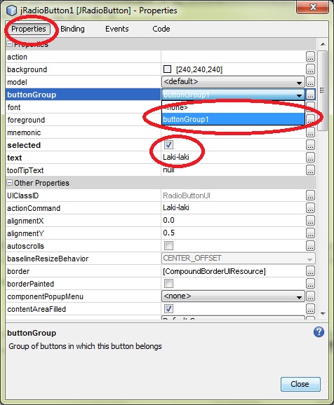 Knowledge Sharing: Membuat Radio Button menggunakan Java Swing