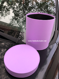 Violet Cam Fanusta Solmayan Gul Aranjmani