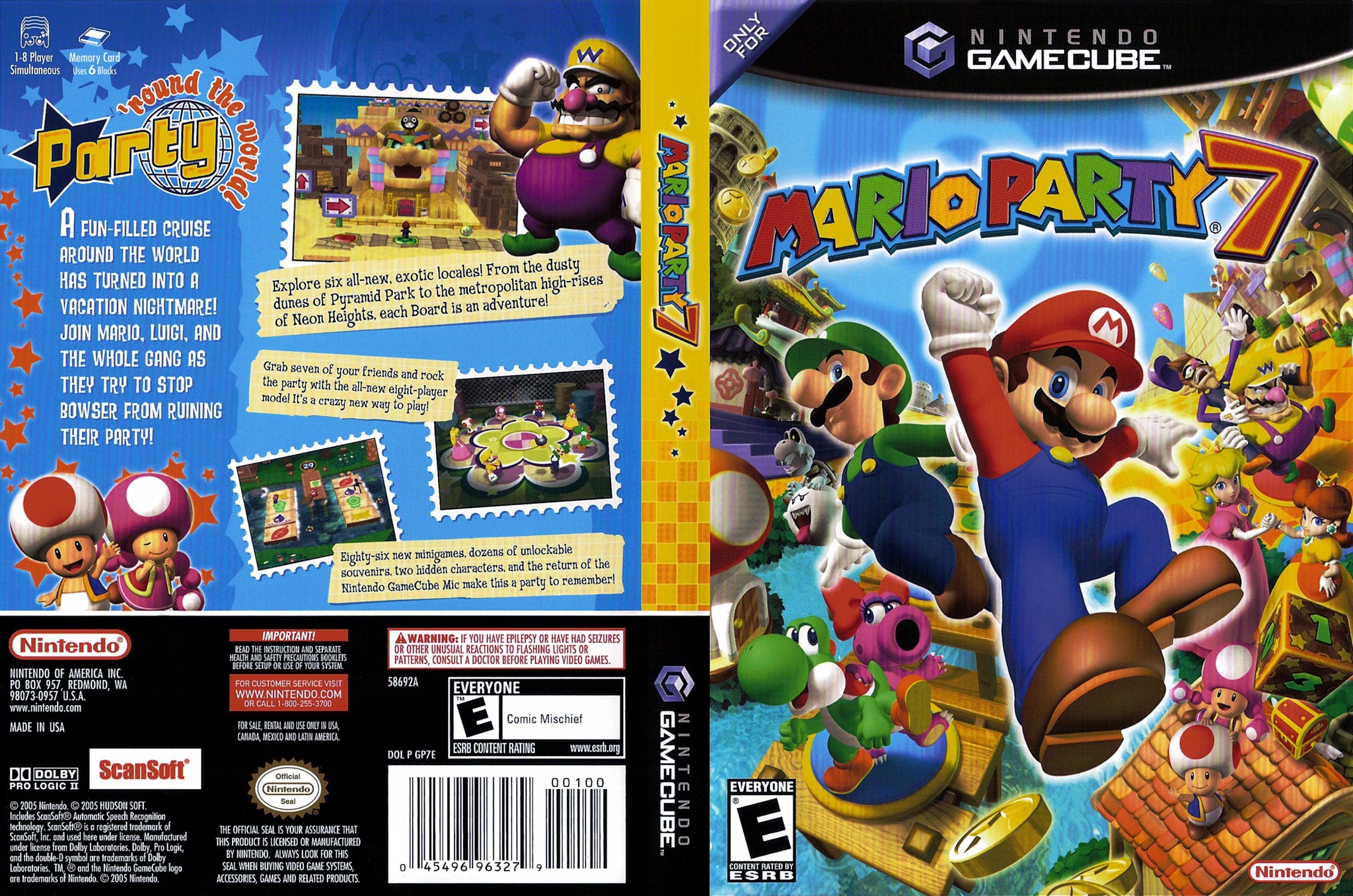Mario Party 7 Game Cube Ultra Capas