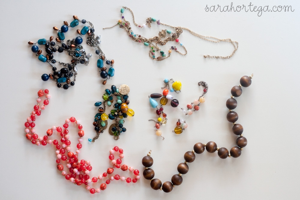 diy {up-cycled necklace}
