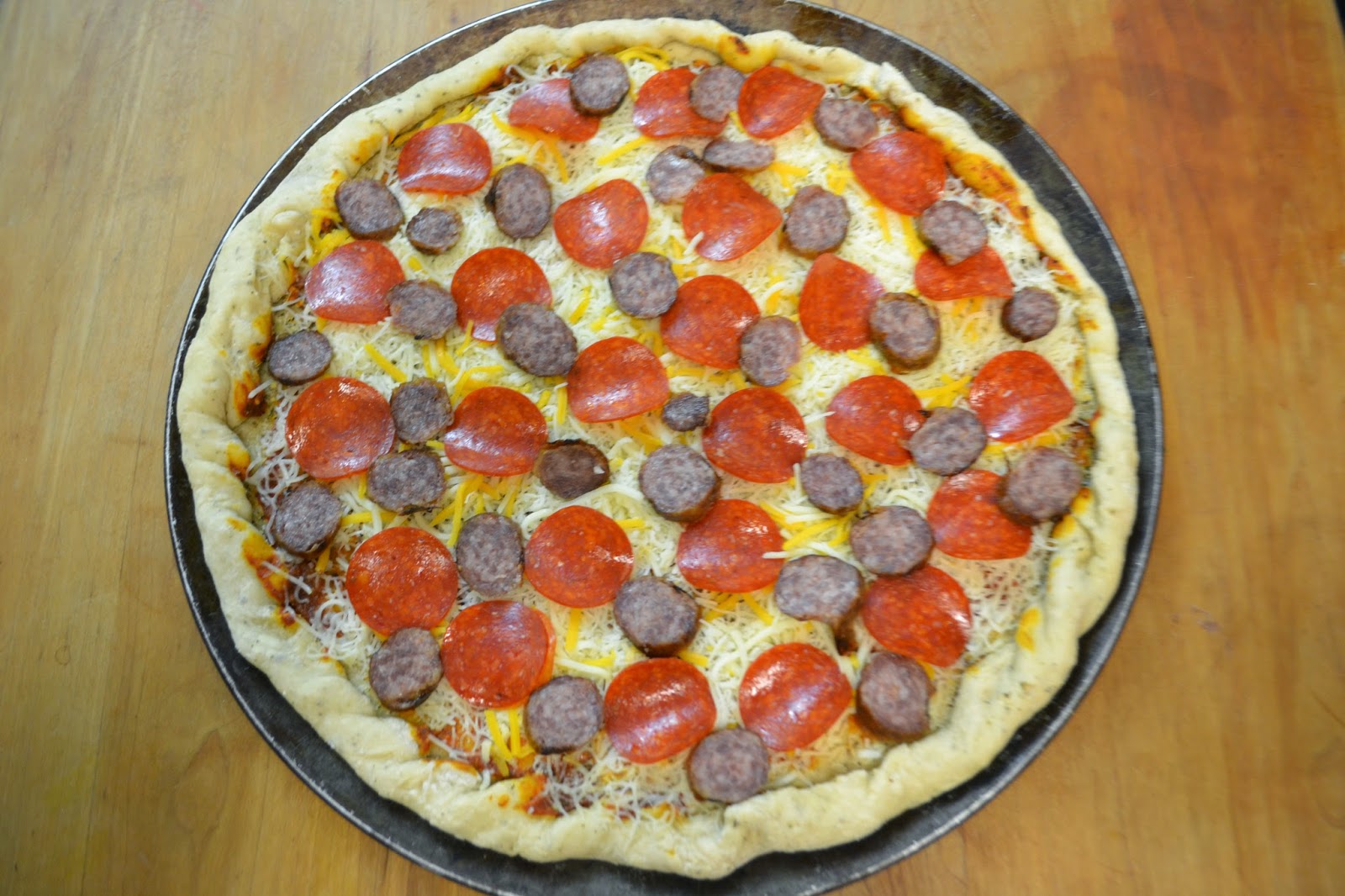 TIP GARDEN Bread Machine Garlic Bread Pizza Dough