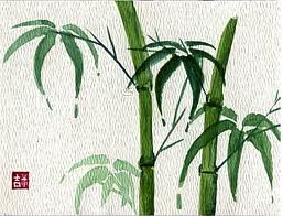 Art Wall Decor: Bamboo Tree Drawing | Bamboo Sticks Decoration Ideas