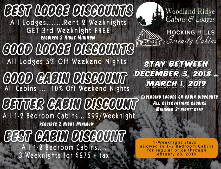 Cabin Rental Deals