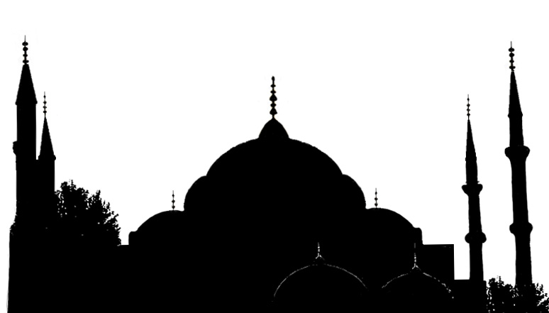 Stock Pictures Silhouettes  of Mosques 