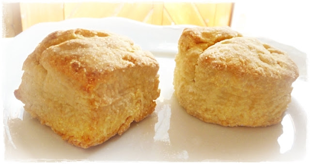 different shape scones both good for a cream tea