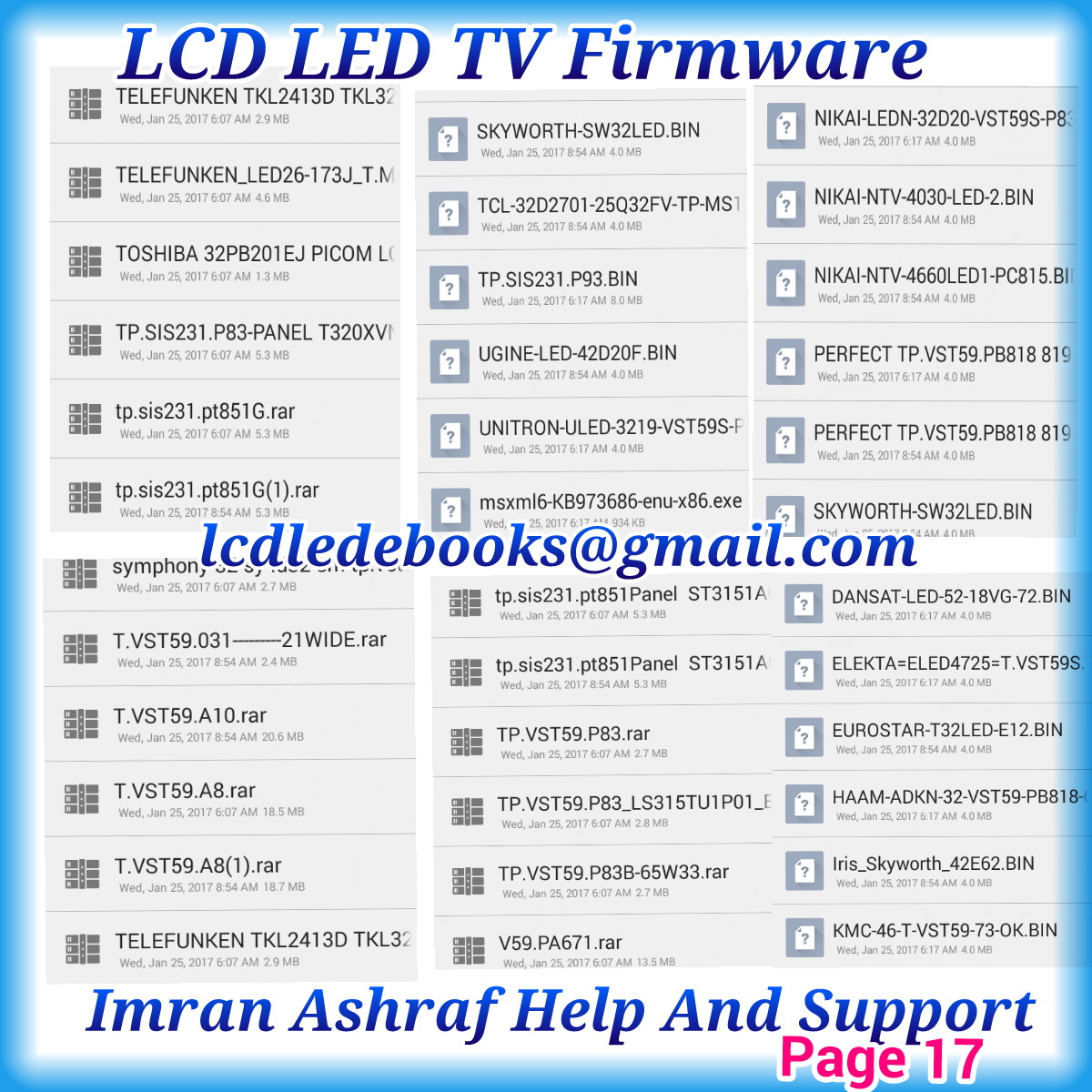 ALL LCD/LED Service Menu Code Free