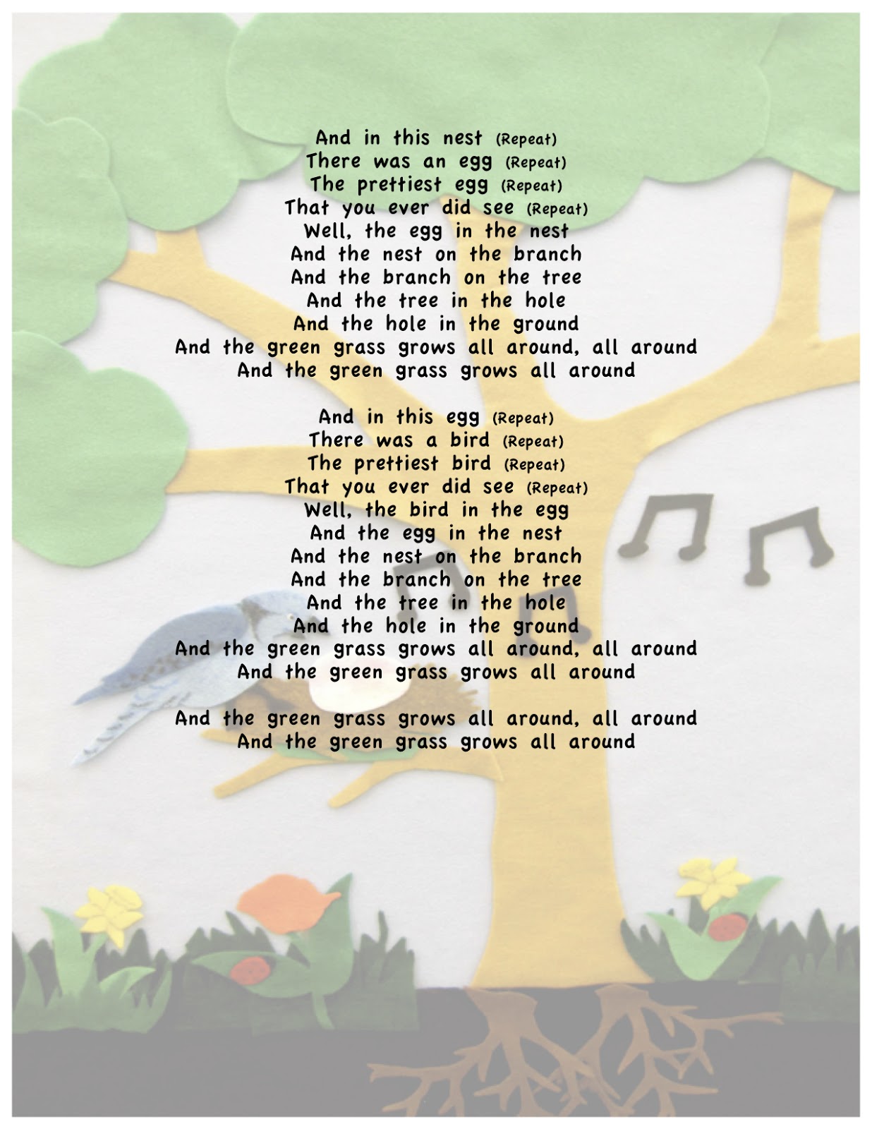 to Kindergarten Song of the Week April 8