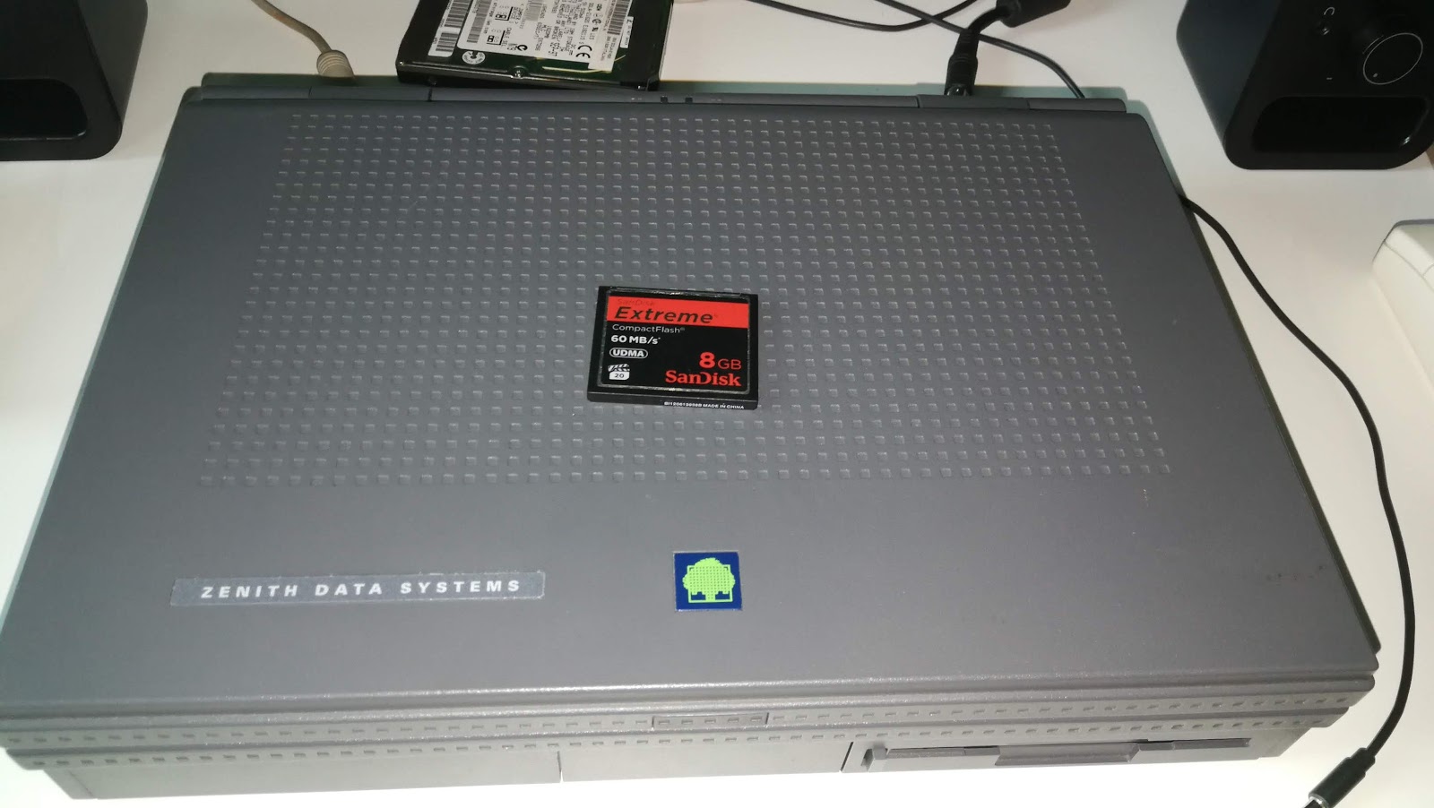 Using a CompactFlash card as a computer hard drive replacement