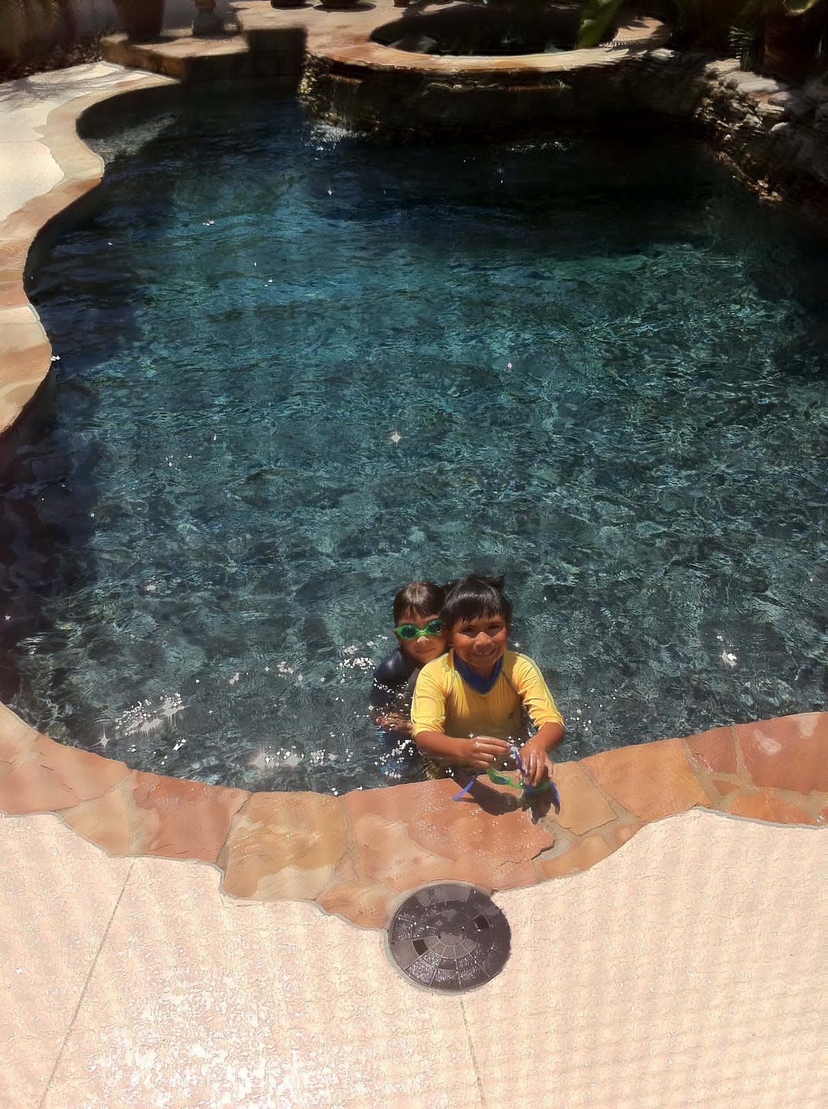 The Lowell Family The pool is open!