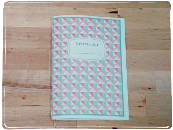 Libreta hecho a mano