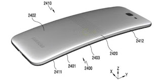 Samsung foldable  flexible display patent application